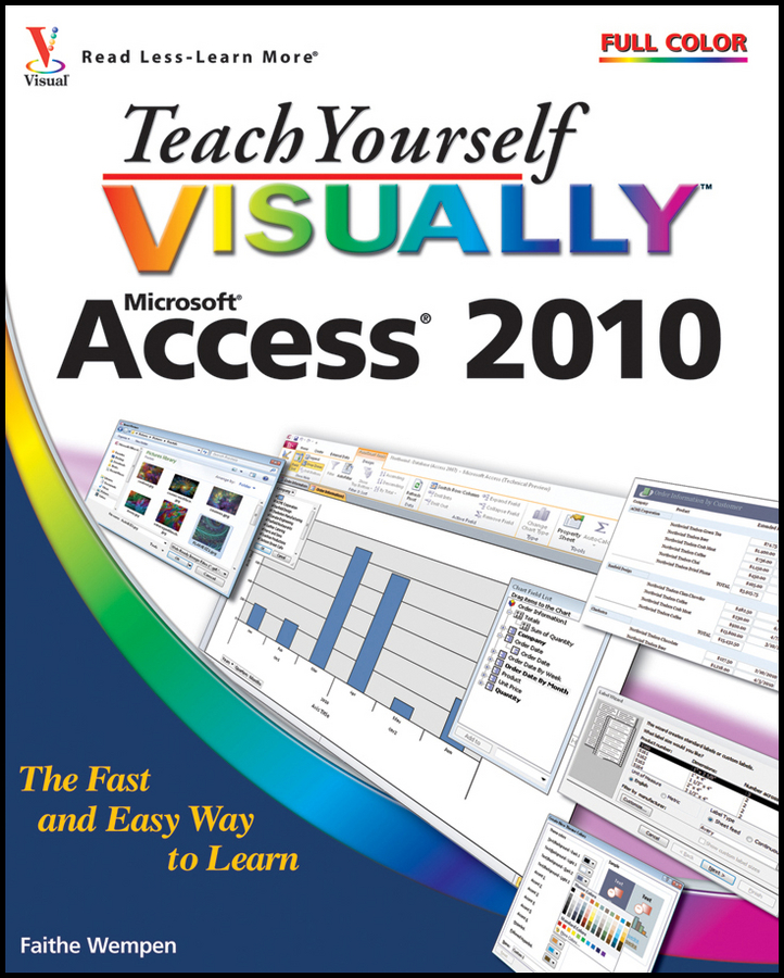 Книга  Teach Yourself VISUALLY Access 2010 созданная Faithe  Wempen может относится к жанру базы данных, зарубежная компьютерная литература. Стоимость электронной книги Teach Yourself VISUALLY Access 2010 с идентификатором 43488413 составляет 2649.97 руб.