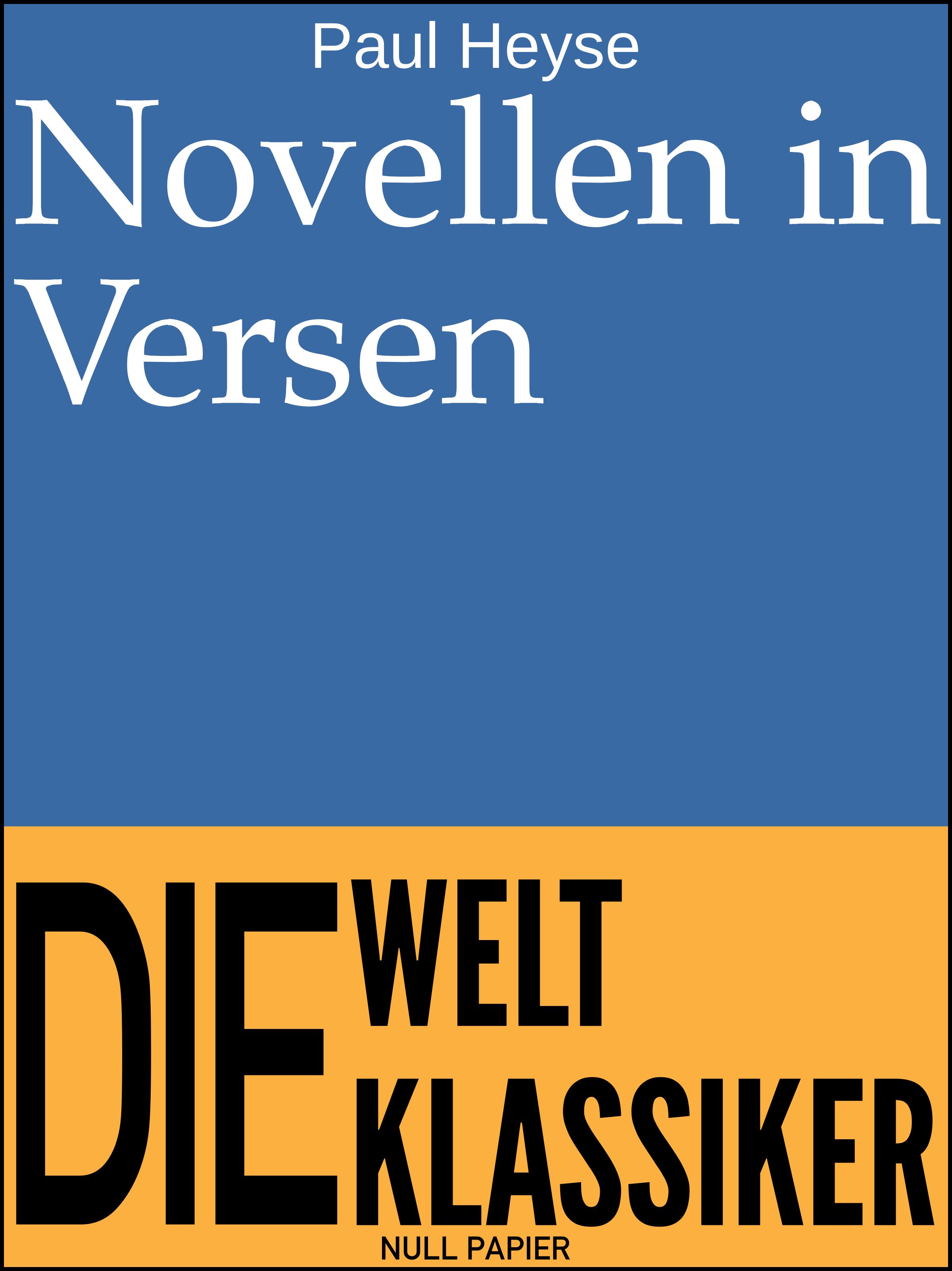 Novellen in Versen