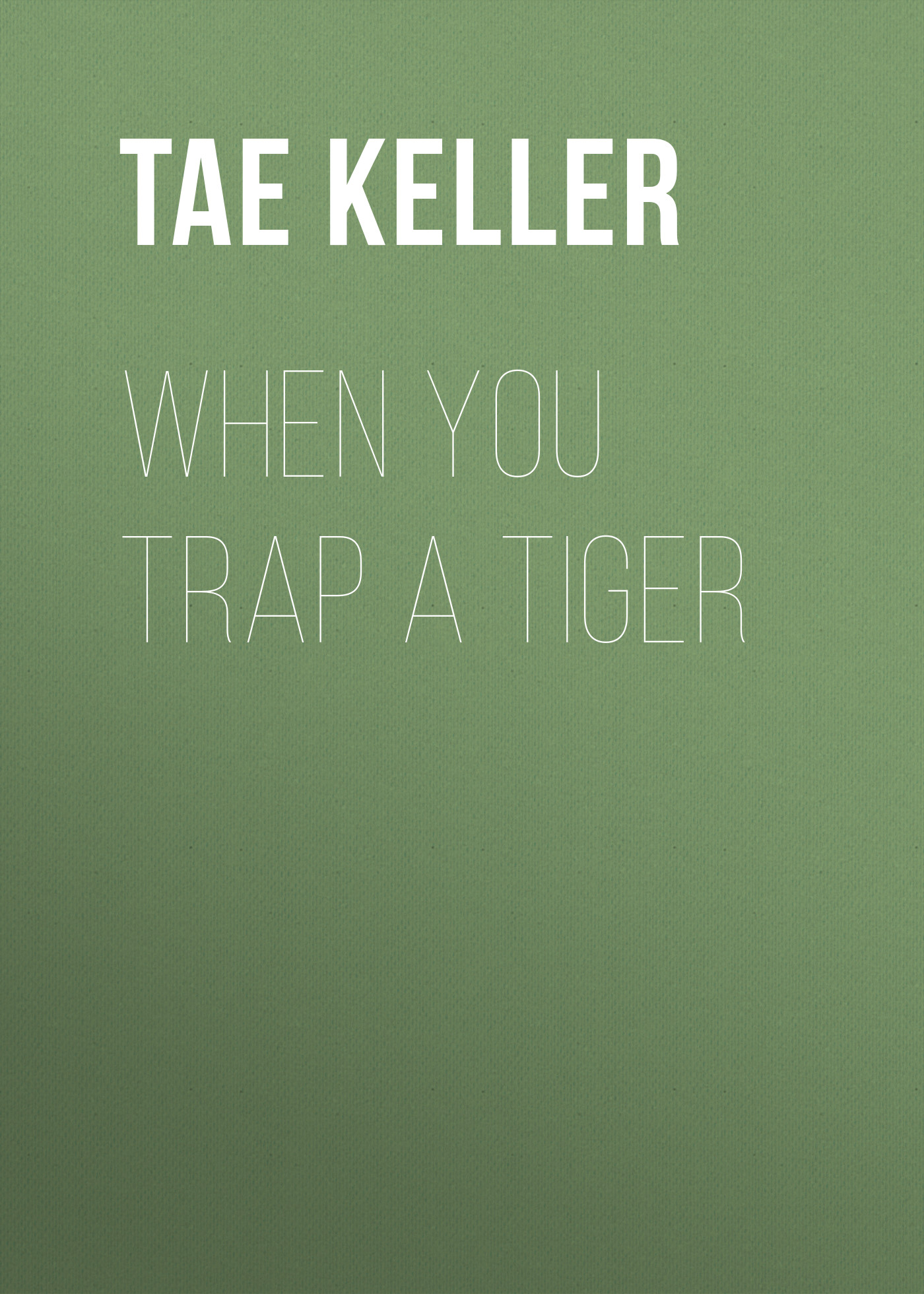 

When You Trap a Tiger
