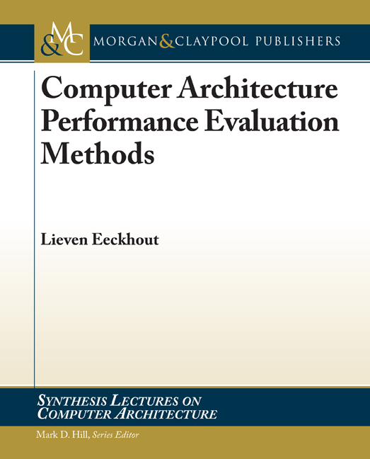 Lieven Eeckhout Computer Architecture Performance Evaluation Methods performance evaluation of government high schools