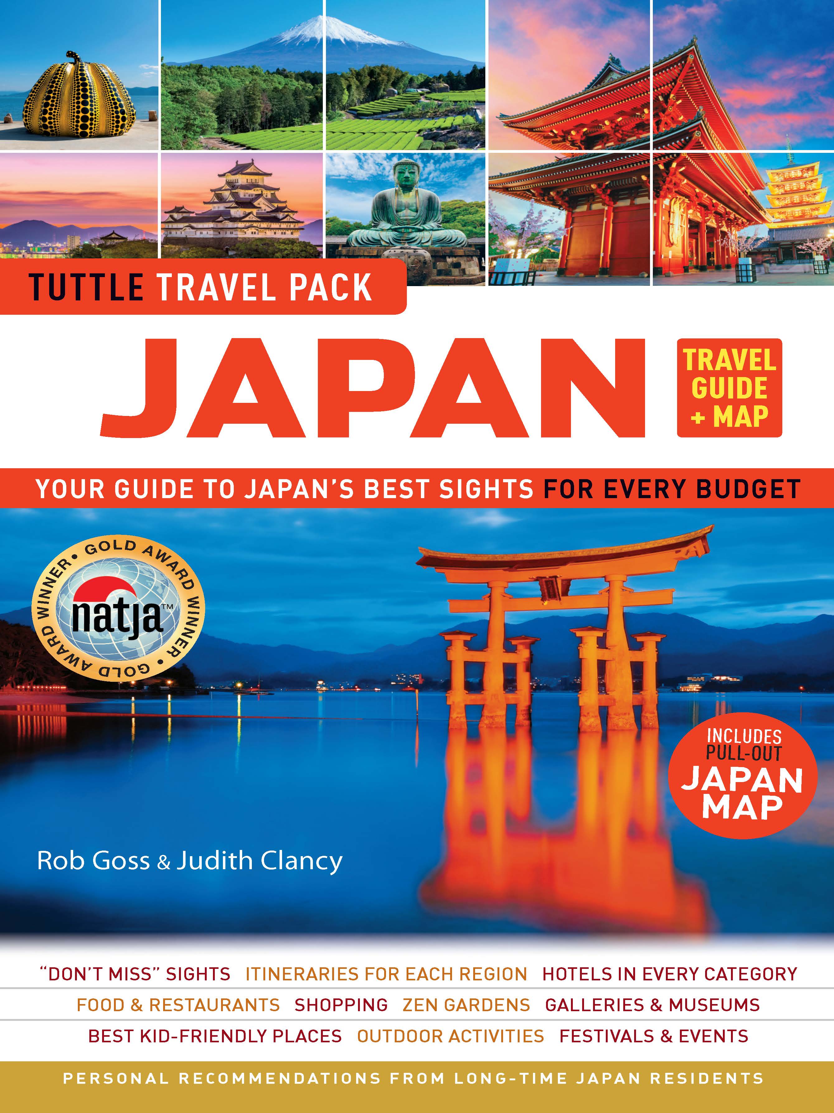 Japan Travel Guide & Map Tuttle Travel Pack