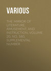 The Mirror of Literature, Amusement, and Instruction. Volume 20, No. 580, Supplemental Number
