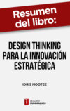 Resumen del libro "Design thinking para la innovación estratégica" de Idris Mootee