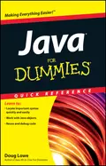 Java For Dummies Quick Reference - Doug  Lowe