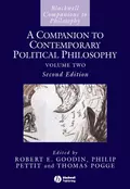 A Companion to Contemporary Political Philosophy - Philip  Pettit