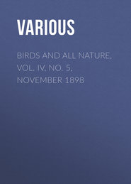 Birds and All Nature, Vol. IV, No. 5, November 1898