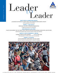 Leader to Leader (LTL), Volume 70, Fall 2013