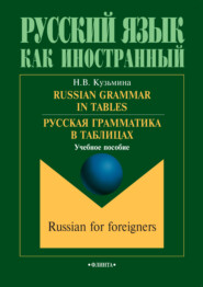 Russian Grammar in Tables \/ Русская грамматика в таблицах. Учебное пособие