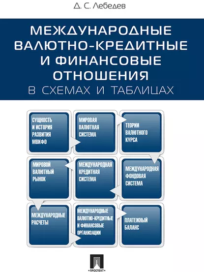 Обложка книги Международные валютно-кредитные и финансовые отношения: в схемах и таблицах. Учебное пособие, Д. С. Лебедев