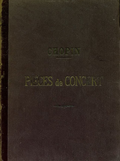 Фредерик Шопен — Pieces de concert