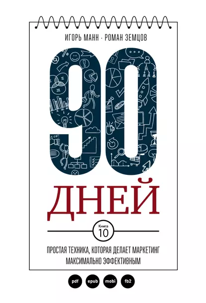 Обложка книги 90 дней. Простая техника, которая делает маркетинг максимально эффективным, Игорь Манн