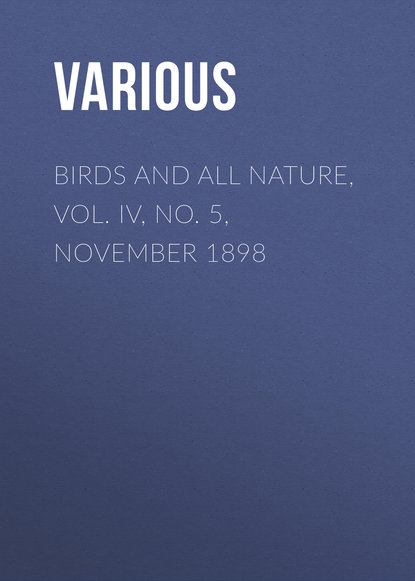 Various — Birds and All Nature, Vol. IV, No. 5, November 1898