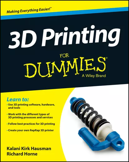 Обложка книги 3D Printing For Dummies, Richard Horne