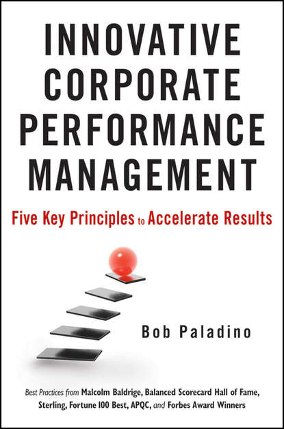 Bob  Paladino - Innovative Corporate Performance Management. Five Key Principles to Accelerate Results
