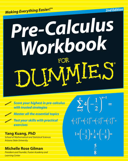 Yang  Kuang - Pre-Calculus Workbook For Dummies