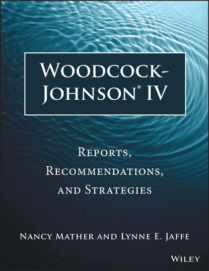 Woodcock-Johnson IV - Nancy  Mather