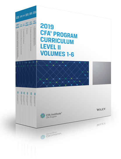 CFA Program Curriculum 2019 Level II Volumes 1-6 Box Set (CFA Institute). 