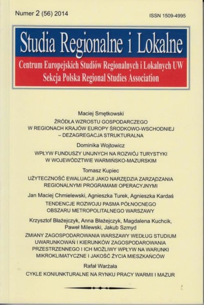 

Studia Regionalne i Lokalne nr 2(56)/2014
