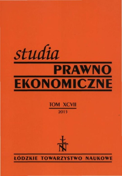 

Studia Prawno-Ekonomiczne t. 97