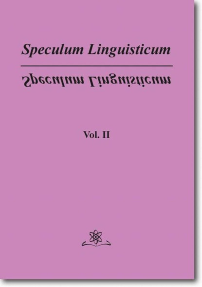 Jan Wawrzyńczyk - Speculum Linguisticum Vol. 2