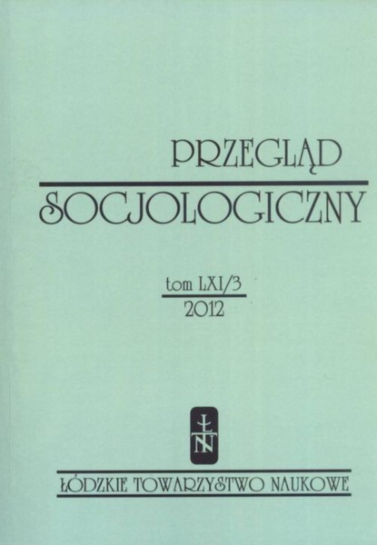 

Przegląd Socjologiczny t. 61 z. 3/2012