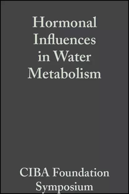 Обложка книги Hormonal Influences in Water Metabolism, Volume 4, CIBA Foundation Symposium