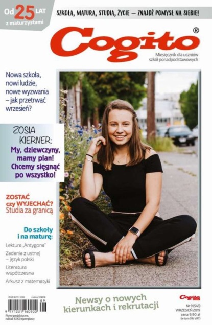 

Cogito nr 9 (543) Wrzesień 2019