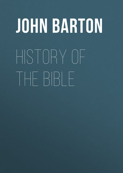 Dr John Barton — History of the Bible