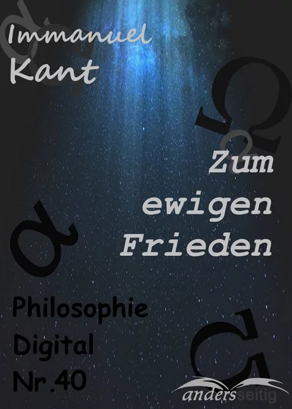 Обложка книги Zum ewigen Frieden, Immanuel Kant