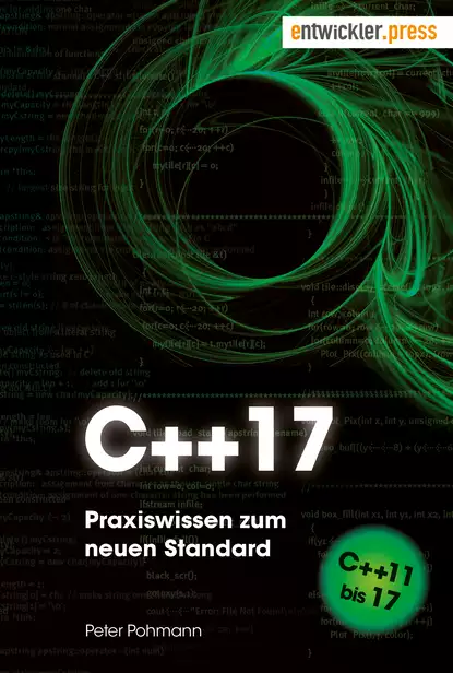 Обложка книги C++17, Peter  Pohmann