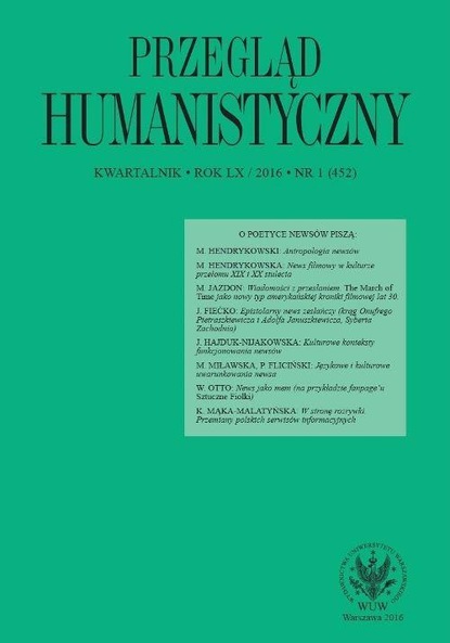 

Przegląd Humanistyczny 2016/1 (452)