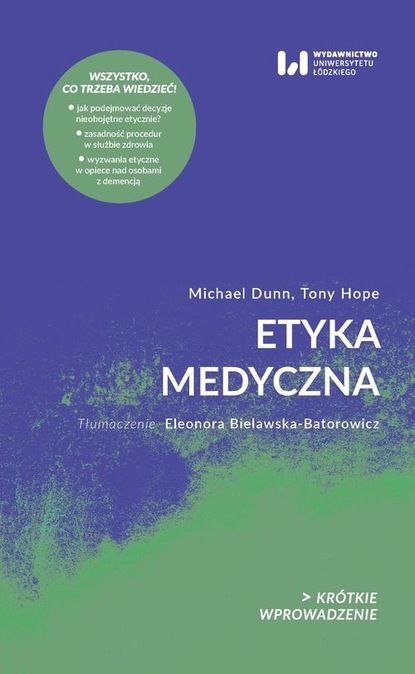 Tony  Hope - Etyka medyczna