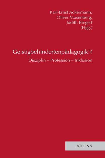 

Geistigbehindertenpädagogik!