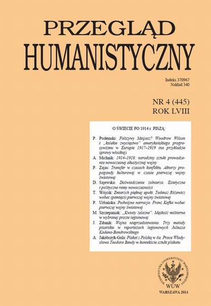 

Przegląd Humanistyczny 2014/4 (445)