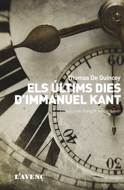 Обложка книги Els últims dies d'Immanuel Kant, Томас де Квинси