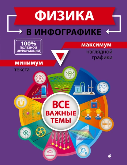 Обложка книги Физика в инфографике, С. В. Вахнина