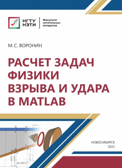 Обложка книги Расчет задач физики взрыва и удара в MatLab, М. С. Воронин