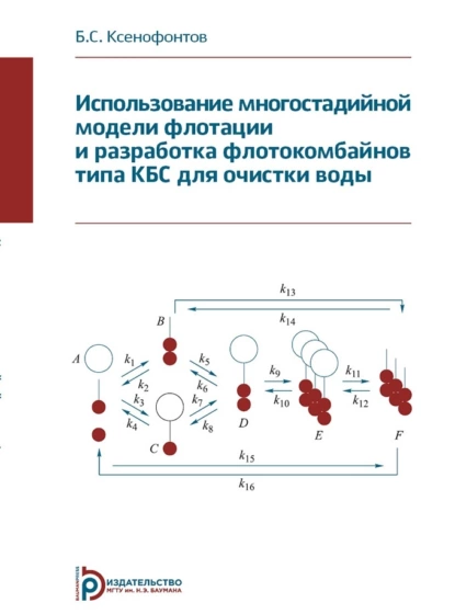 Обложка книги Использование многостадийной модели флотации и разработка флотокомбайнов типа КБС для очистки воды, Б. С. Ксенофонтов